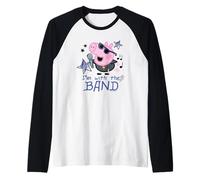 Peppa Pig George I'm with The Band Maglia con Maniche Raglan