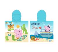 Peppa Pig George Microfibre Poncho Asciugamano Astley Baker Davies