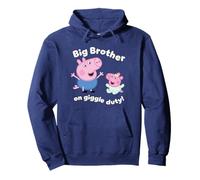 Peppa Pig George Pig Giggle Duty Felpa con Cappuccio
