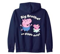 Peppa Pig George Pig Giggle Duty Felpa con Cappuccio