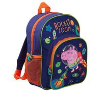 Peppa Pig George Pig Zaino 3D di lusso Astronauta Bambini Viaggio Bagagli Book Bag Nursery Zaino