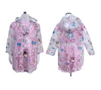 Peppa Pig Giacca Para pioggia Impermeabile 3-8anni Mantella Trasparente Poncho