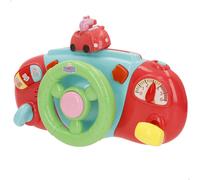 ColorBaby Peppa Pig - Volante per Passeggino, Manico di Ancoraggio, Design colorato, Peppa, George e Suoi Amici, Giochi interettivi, attività per Bambini +6 Mesi (39159)