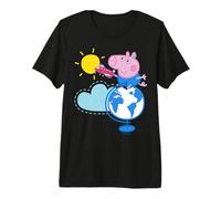 Peppa Pig Globe Colour Maglietta Premium