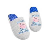 Peppa Pig Grigio Daddy Pig Pantofole Mule Uomini