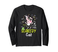 Peppa Pig Halloween Peppa's Scaredy Cat Costume Maglia a Manica