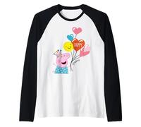 Peppa Pig Happy Birthday Maglia con Maniche Raglan