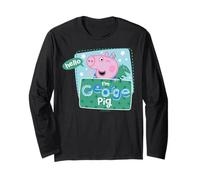 Peppa Pig Hello I am George Pig Maglia a Manica