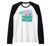 Peppa Pig Hello I am George Pig Maglia con Maniche Raglan