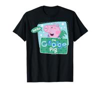 Peppa Pig Hello I am George Pig Maglietta