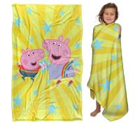 Peppa Pig High Five Peppa And George Coperta super morbida al tatto setoso - 91 x 147 cm