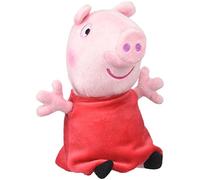 Peppa Pig Jazwares 92661 - Peluche Peppa con suono, dimensioni circa 15 cm, peluche per dormire, peluche per giocare, originale bambini a partire dai 18 mesi in su