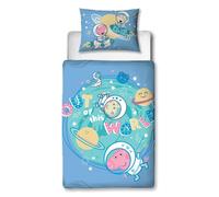 Peppa Pig Junior Set Copripiumino George Stars Spazio Neonato Culla Letto Panel