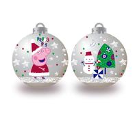 ARDITEX PP14020 Pack de 10 Bolas árbol de Navidad diámetro 6cm. de EONE-Peppa Pig