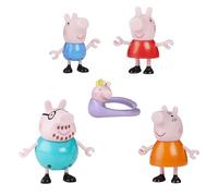 Peppa Pig, La Famiglia da Cinque di Peppa, Set di Action Figure