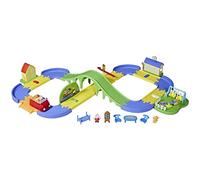 Peppa Pig, La Pista di Peppatown, playset con Binario Regolabile, Contiene Veico