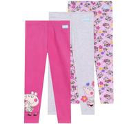 Peppa Pig Leggins Bambina, Peppa E Evie Pig, Confezione 3
