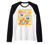 Peppa Pig Let's Play Maglia con Maniche Raglan