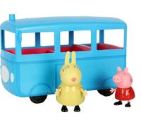 PEPPA PIG SCUOLABUS SUONI Playset 2 FIGURE Peppa e Signora Coniglio HASBRO D4106