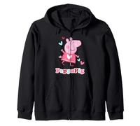 Peppa Pig Love Hearts Pose Happy Friends Fun Forever Classic Felpa con Cappuccio