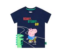 Peppa Pig - Maglietta a Maniche Corta Ragazzi - George Pig - 18 a 24 Monate