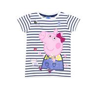 Peppa Pig - Maglietta a Maniche Corte Ragazze - 6-7 Anni