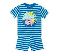 Peppa Pig Maglietta e Pantaloncini| Vestiti Bambino Estivi | Completo Telo Mare George Pig Multicolore 3-4 anni