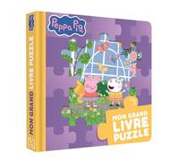 Peppa Pig - Mon grand livre puzzle: Livre cartonné avec 5 puzzles