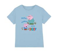 Peppa Pig Muddy Puddles With Daddy Maglietta George Bambini (TV21675)