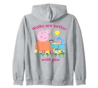 Peppa Pig Mummy Pig Evie Walks with You Felpa con Cappuccio