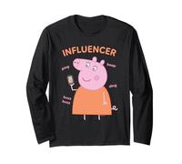 Peppa Pig Mummy Pig Influencer Maglia a Manica