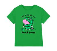 Peppa Pig My Daddy Is Roarsome Maglietta George Bambini (TV21674)