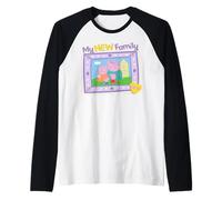 Peppa Pig New Family Photo Frame Maglia con Maniche Raglan
