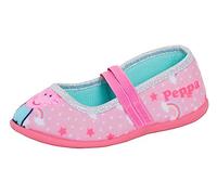 Peppa Pig Pantofole Ragazze Ballerine per Bambini con Cinturino Elastico Scarpe da casa