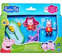 Peppa Pig Parco Giochi Di Evie E Peppa Con 2 Personaggi E 2 Accessori