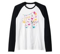 Peppa Pig Party Maglia con Maniche Raglan