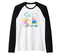 Peppa Pig Peekaboo Play Time Maglia con Maniche Raglan