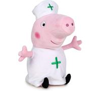 PEPPA PIG PELUCHE 20cm Peppa INFERMIERA ORIGINALE Ufficiale PLAY BY PLAY
