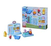 Peppa Pig - Peppa al Supermercato, playset per età prescolare con 2 action figure e 8 accessori