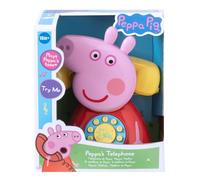 Peppa Pig Peppa Pig speelgoedtelefoon voor kinderen, officiële Peppa Big, roze e