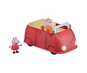 Peppa Pig Peppa’s Adventures Peppa’s Family Red Car Preschool Toy, Speech and Sound Effects, Includes 2 Figures, for Ages 3 and Up