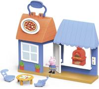 Peppa Pig Peppa's Adventures Peppa's Pizza Place Carry-and-Play Playset giocattolo prescolare, include figura e 4 accessori, multicolore, F2169
