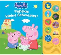Peppa Pig - Peppas kleine Schwester! - Interaktives Pappbilderbuch mit 10 lustigen Geräuschen