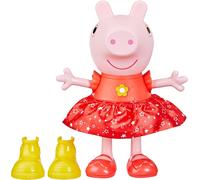 Peppa Pig Peppa's Muddy Puddles Party, bambola di Peppa interattiva