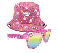Peppa Pig per Bambini Cappello Estivo E Occhiali da Sole UV Protezione Vacanza