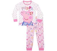 Peppa Pig Pigiama Bambina, Pigiami Ragazza Manica Lunga, Pigiami Bambina Peppa, Set Pigiama Bambine, Rosa 6-7 Anni