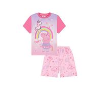 Peppa Pig Pigiama corto in cotone con unicorno Dreams, rosa, 3-4 Years