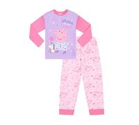 Peppa Pig Pigiama lungo da bambina Shine Like The Stars, rosa, 2-3 Years