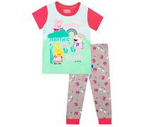 Peppa Pig Pigiama per Ragazze Peppa, Suzy And Rebecca Multicolore 5-6 Anni