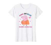 Peppa Pig Pink Or Blue Mummy Pig Loves You Maglietta